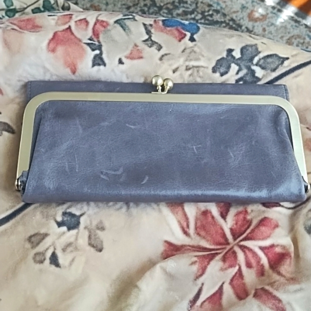 HOBO Trifold Gray Wallet